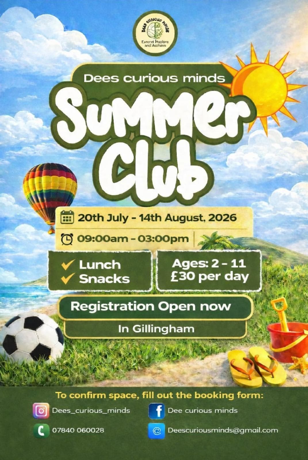 🌞 We’re Back Again for Another Exciting Summer! 🌈 Flyer